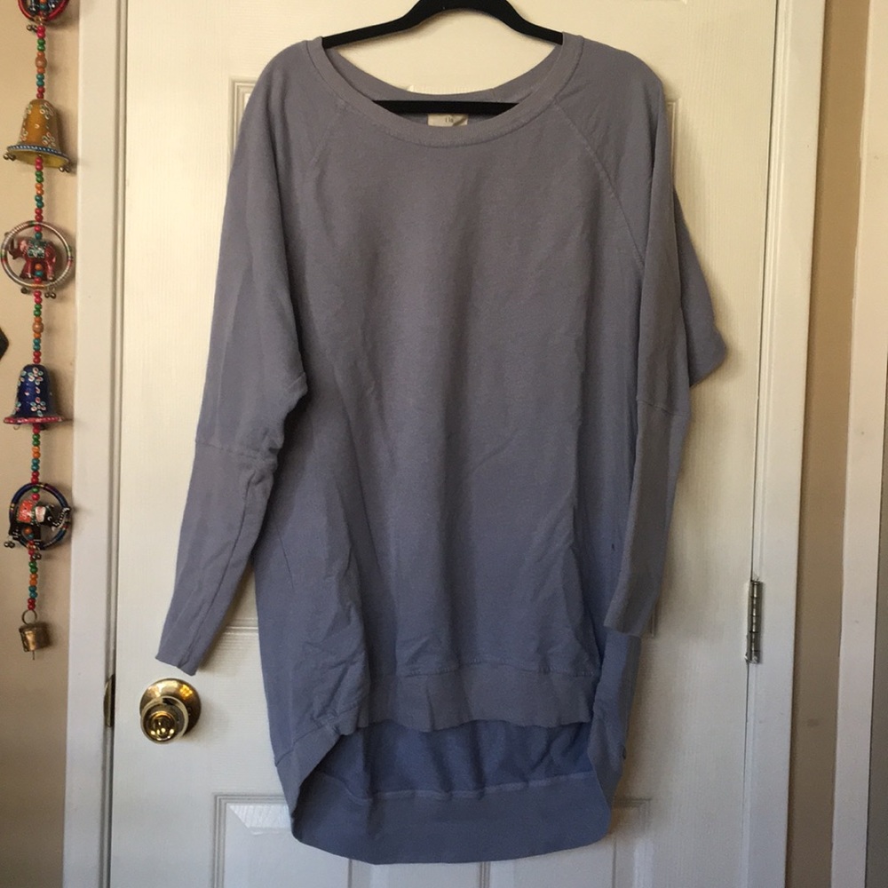 Oversized blue sweater